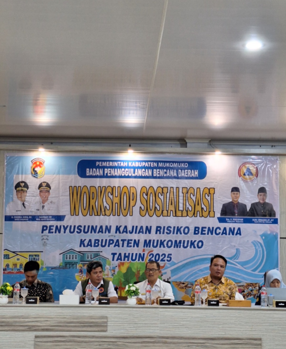 Workshop Sosialisasi Penyusunan Dokumen Kajian Resiko bencana (KRB) Tanggal 30 Juli 2025